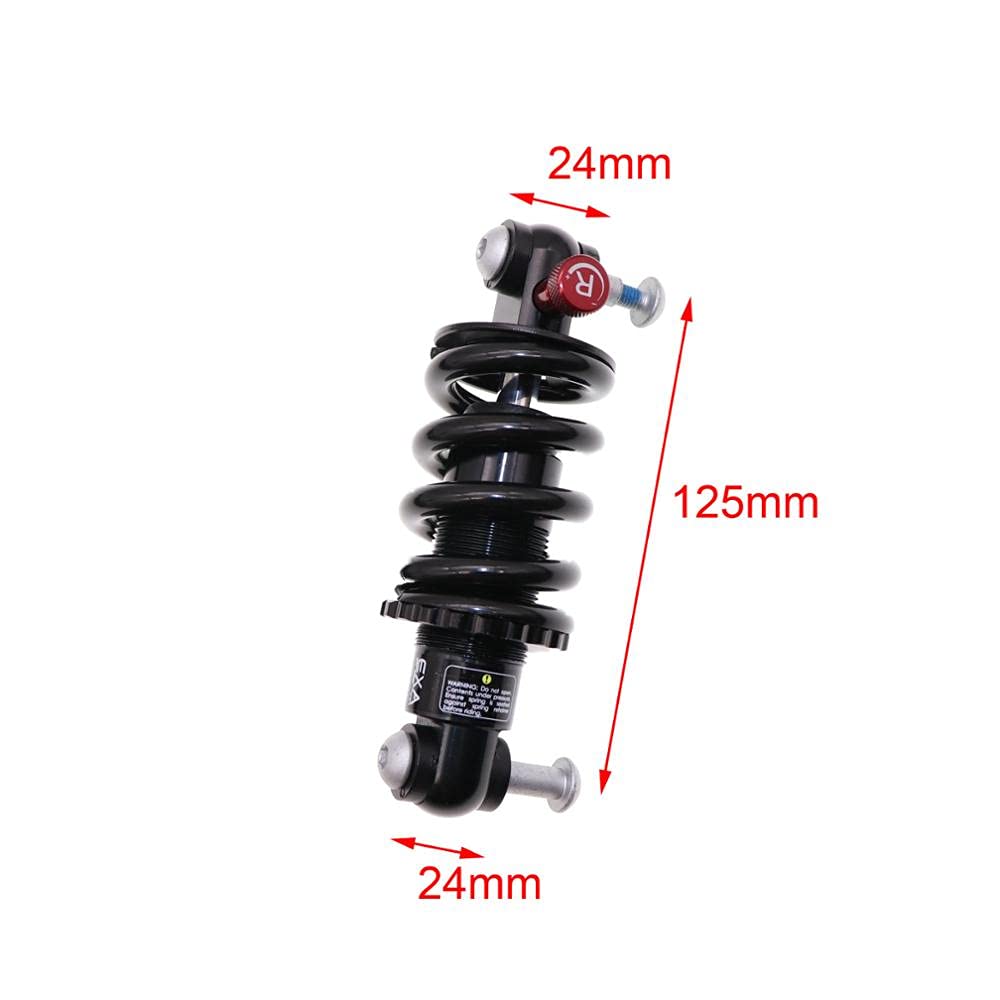 Ammortizzatore Mtb Ammortizzatore posteriore regolabile a molla MTB Bici da discesa 125 1000 1250 libbre E Scooter(150mmx24x24-450lbs)