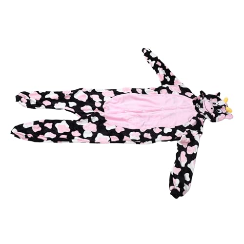 Pyjama vache adulte en tissu doux pour fête et costume de cosplay