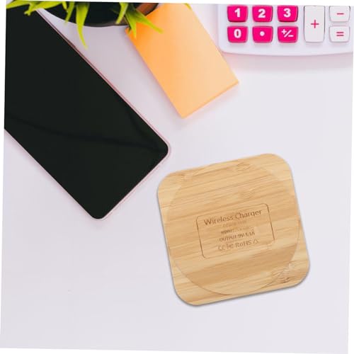 Cargador inalámbrico madera con protección contra sobrecarga portátil 6