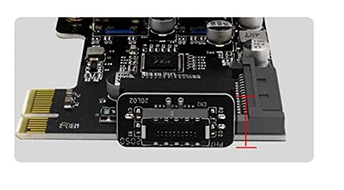 Xczzyb XCZZYB-013 Usb Front Panel Adapter, Vertical Usb 3.1 Front Panel Socket Key-A Type-E To Usb 3.0 20Pin Header Adapter thumb #6