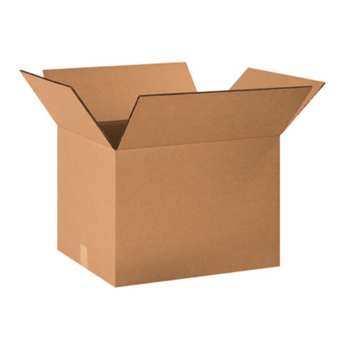 Image of BOX USA Double Wall Shipping Boxes Medium 20 inchL x 20 inchW x 16 inchH 10-Pack - Corrugated Cardboard Box for Moving, Mailing, Packing, Packaging and Storage