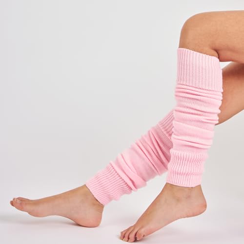 Image of Mysocks Leg Warmers Extra Soft Stylish Fancy Winter 80s Party Dance Neon Long Legwarmers for Women Girls Ladies