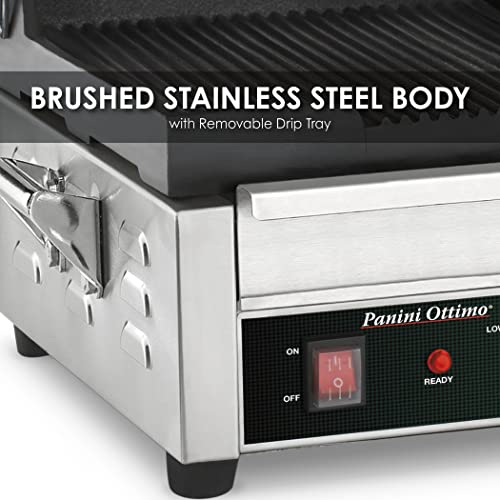 Waring WPG300 Panini Otimo Dual Ribbed Panini Grill thumb #2