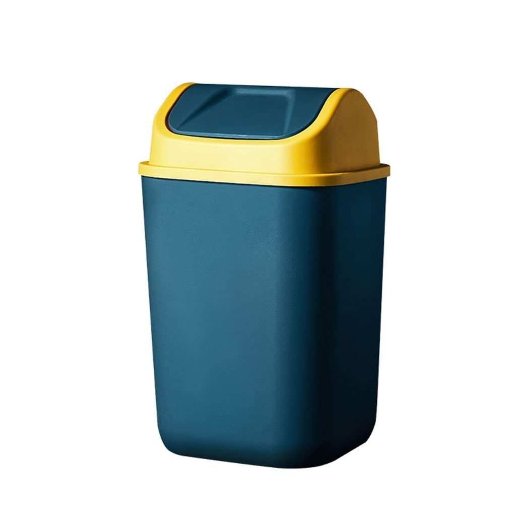 Papelera de Interior para Cocina, Papelera de Gran Capacidad, con Tapa, para el hogar, Inodoro, baño, Sala de Estar, Dormitorio, Papelera y contenedor de Reciclaje.