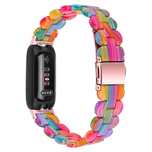 Bracelet Fitbit Inspire 3 en résine cristal légère avec boucle métal par AISPORTS