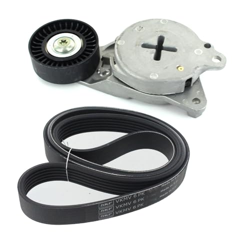 SKF Kit de courroie trapézoïdale à nervures VKMA61124 pour moteur