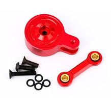 Aluminum 25T Direct Mount Servo Saver with Link Set for ARRMA 1/10 BigRock Granite Kraton Outcast Senton 1/8 Typhon, Replace AR340151 ARAC8883