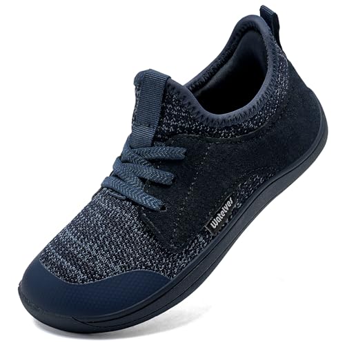 Preisvergleich Produktbild WateLves Kinder Barfußschuhe Breite Jungen Mädchen Kleinkind Barfussschuhe Minimalistische Barefoot Sneaker Hausschuhe Ohne Verschluss(Marine, 26EU)