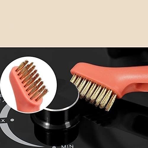 Aryavarte 2 in 1 Mini Wire Brush Set | Gas Stove Bristles Cleaning | Oil Stain Remover Brush | Household/Kitchen Cleaning Supplies 3