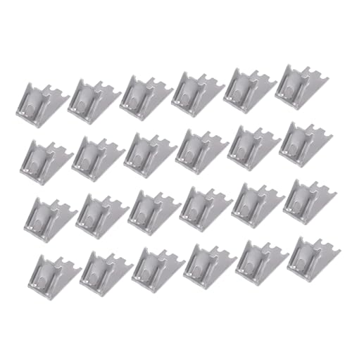 LIGIGWASH 20 Piezas Clips de Soporte para Estantes Inoxidable Resistentes y Fáciles de Instalar Compatibles con Congeladores Frigoríficos y Hornos Compacto y Duradero