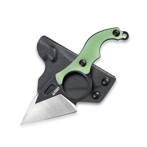 Kubey Hippocam Ku166 Fixed Blade Utility Knife Hand Tool 2.36" Tanto D2 Blade With Snap Faster Kydex For Outdoor Hiking Camping And Everyday Carry (Jade) #TOP6