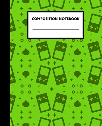 Composition Notebook: Kids Video Game Notebook, Wide-Ruled, 100 Pages (7.5" x 9.25"), For Kids, Teens, Adults, and Gamer, Back to School for Boys Girls Children. (Composition Notebook Video Games). image 2
