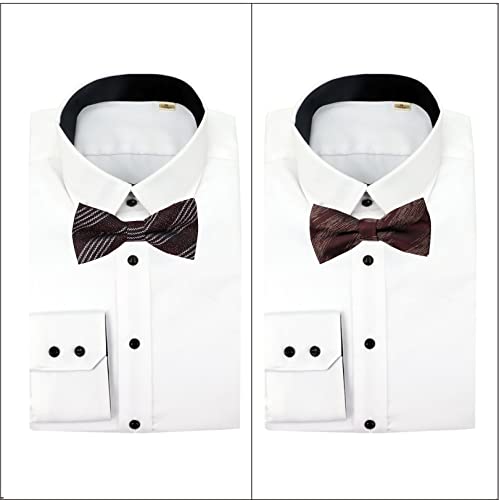 Bow Ties For Men Meianjun 8 Pieces Elegant Adjustable Pre-Tied Bow Ties For Men Boys #TOP6