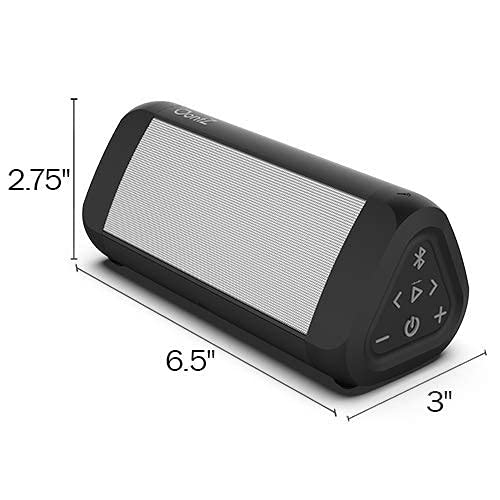 OontZ Angle 3 Ultra, 5.0 Bluetooth Speaker, White,14 Watts, Hi-Quality Sound & Bass, 100 Ft Wireless Range, IPX7 Waterproof plus Official OontZ Bluetooth Speaker Carry Case