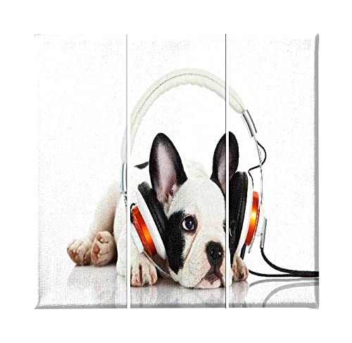 Tableau chien multicolore pour créer une ambiance chaleureuse dans le salon