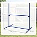 Imagen de PawHut Set de Entrenamiento de Agilidad para Perros Mascotas 4 Piezas Obstáculos Vallas de Salto con Altura Ajustable y Bolsa de Transporte para Exteriores 99x65x94 cm Azul