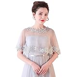 chal pelo gris Es un accesorio perfecto para combinar con tu vestido de noche con hombros descubiertos, llevar sobre tu vestido de novia o simplemente como una cubierta de hombro.