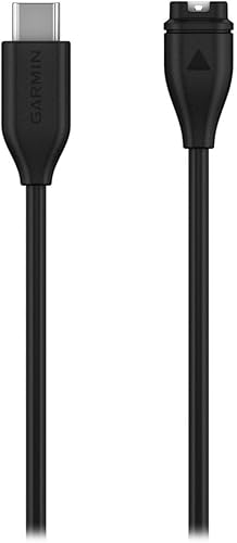 Garmin USB-C Charging and Data Cable, 1 Meter Length, Black
