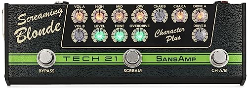 tech21 SANSAMP (�T���Y�A���v) �G�t�F�N�^�[ �L�����N�^�[ �v���X Fender + Tube Screamer SCREAMING BLONDE �y�������K�i�z