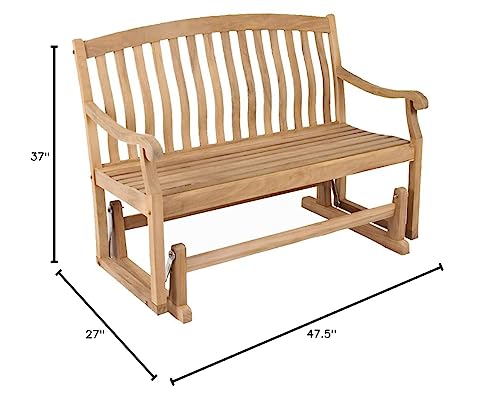 Cambridge Casual Arie Superior Indonesian Teak Outdoor Glider Bench