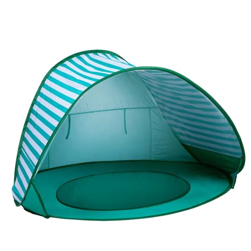 Baby Beach Tent, Sun Protection Portable Baby Travel Tent, Summer Beach Baby Sun Shelters for Boys or Girls (Aqua Green)