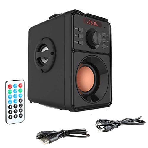 Tragbarer Bluetooth-Lautsprecher 10-W-Subwoofer, kabelloser Subwoofer-Außenlautsprecher, MP3-Player, UKW-Radio, TF-Kartenunterstützung,