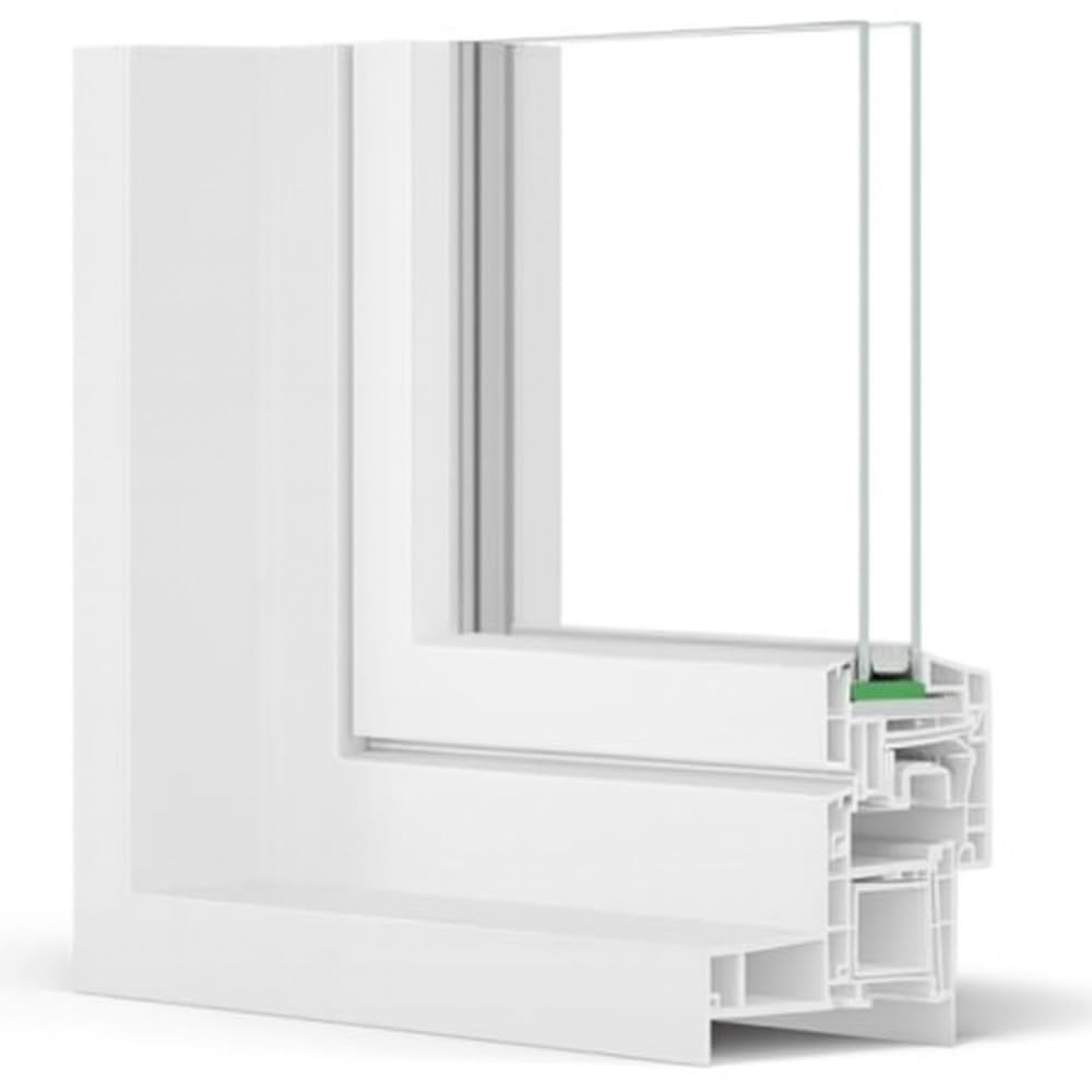 Fenêtre PVC blanc 1 vantail avec volet roulant électrique dimensions tableau H 95 x L 60 cm oscillo battant pour pose en neuf - GEFRADIS - fabrication française