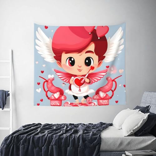 AthuAh Love Messenger Wall Decor Tapestry, Easy To Install, 60 X 51 Inches, *Perfect For Bedrooms, Dorm Rooms And More.4