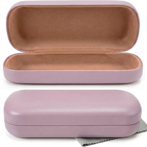 Olicky PU Leather Glasses Case, Hard Shell Eyeglasses Portab