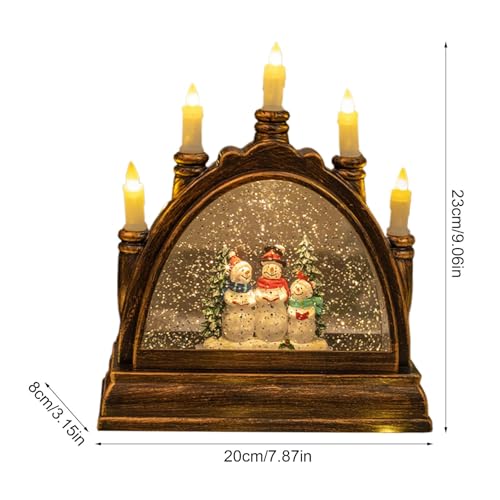 Linternas cantoras USB con escenas musicales navideñas para regalar en Reyes y Navidad 6