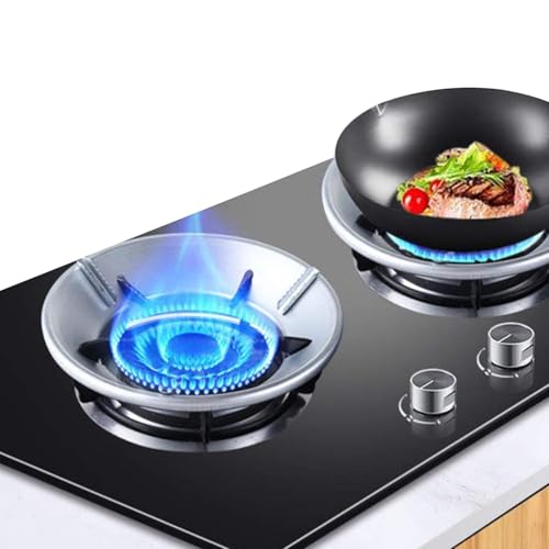 PANCA Gas Saver Stand Set of 2, Gas Saver Burner Jali For Home Gas Stove Fire & Windproof Energy Saving Gas Chula Support Stand 4 Legs Supported For Indian Gas Stand (set of 2)
