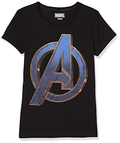 Marvel Logo Bleu Tricot chaud contre le froid pour fille S