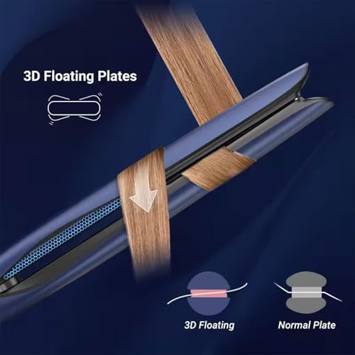 Plancha Profesional para Pelo Azul Marino 2 en 1 miniatura 6