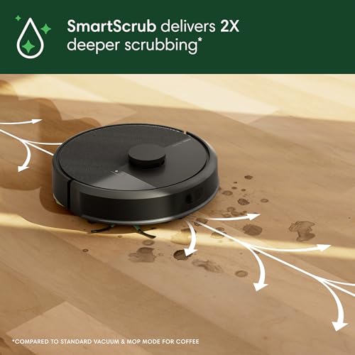 iRobot Roomba 105 Combo Robot Vacuum & Mop with AutoEmpty Dock - Self-Empties for 75 Days, Intense Power-Lifting Suction, LiDAR Navigation, Multiple Cleaning Modes, Avoids Mopping Carpet - image 9