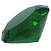 Giant Green Cut Glass Diamond-shaped Crystal