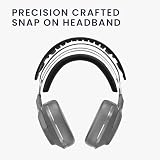 kwmobile Zapasowa nakładka na pałąk kompatybilna z Bowers & Wilkins PX7 S2 / PX 8 - poduszka na pałąk ze sztucznej skóry - nakładka na słuchawki - czarna