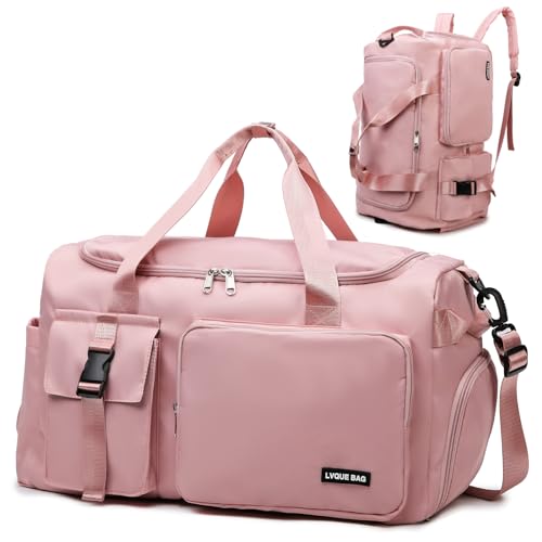Suweir Borsa Palestra Donna Uomo Borsa Piscina 42L Zaino Palestra con Porta Scarpe e Tasca Umida...