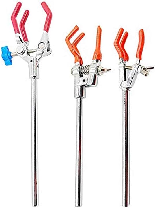 Laboratory three-jaw clamp Flask clamp Test tube clamp retort Stand Condenser Holder -S