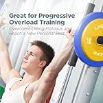 LoGest Olympic Change Weight Plates Set - For Weightlifting, Powerlifting or Gymnastics - 8-Piece Set Fractional Weight Plates - 0.5LB 1.25LB 2.5LB 5LB Pair Cross Training Bumper - Image 4