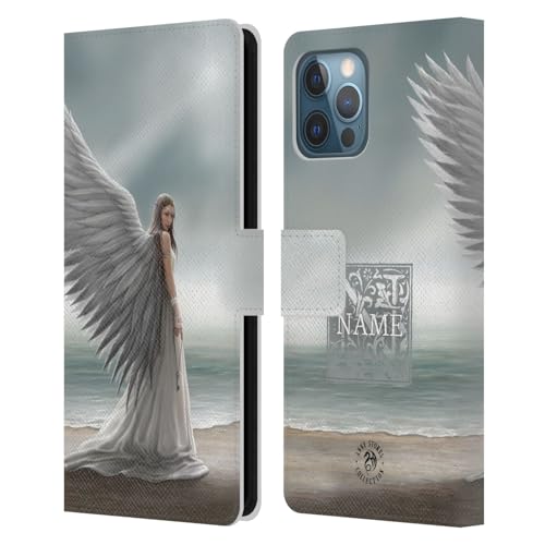 Coque en Cuir Anne Stokes pour iPhone 12 Pro Max Étui Portefeuille Guide Spirituel