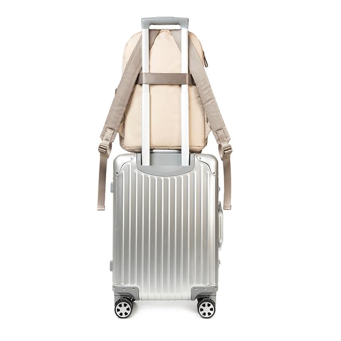 Cubitt Backpack – Lightweight Water-Resistant Laptop Backpack for Work, College & Travel with Organizer, 12kg Capacity – Warm Beige3