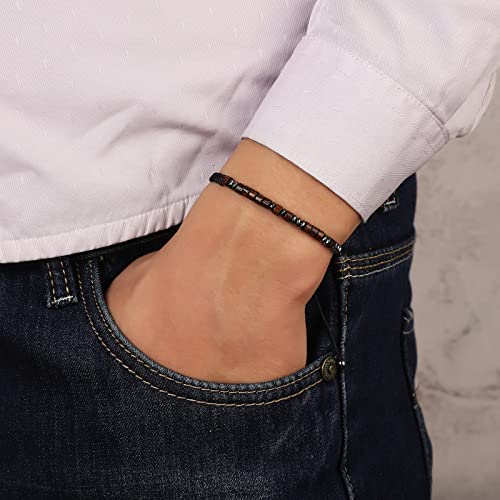 TESTRYE Morse Code Bracelets for Women Men,Morse Code Bracelets with Adjustable String,Inspirational Gifts Bracelets for Women Men Friends4