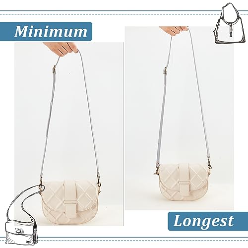 Image of PH PandaHall 5 Colors 50 Inch Leather Purse Strap Adjustable Leather Strap with Hooks PU Leather Crossbody Straps Replacement for Shoulder Bag Purse Handbag Clutches