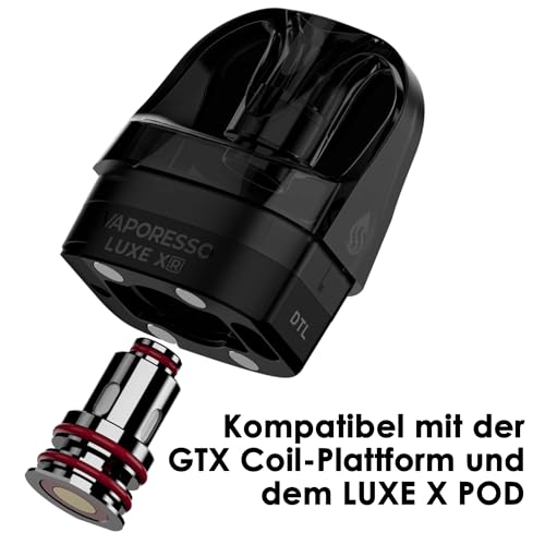 LUXE XR DTL Empty Pod | GTX Coil Compatibility | 5ml, 2 Ersatzteile | Ohne Nikotin