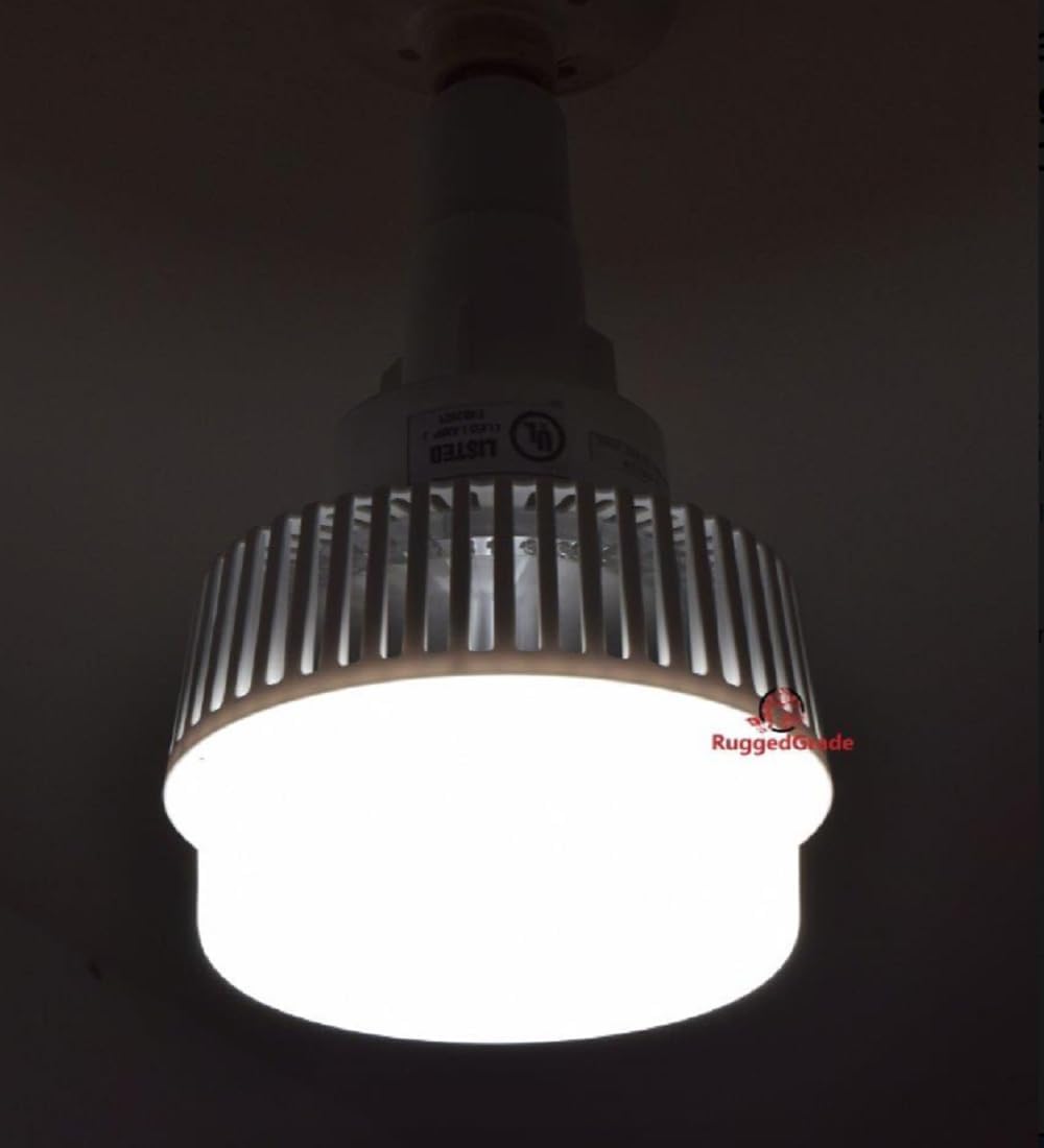 RuggedGrade 160W LED High Bay Light Bulb - Pegasus II HO Series - 25,000 Lumens - 5000K Bright White - E39 Base - DLC 5.1 Premium