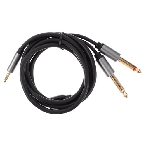 Cable de audio estéreo Vaguelly con conector jack doble miniatura 1
