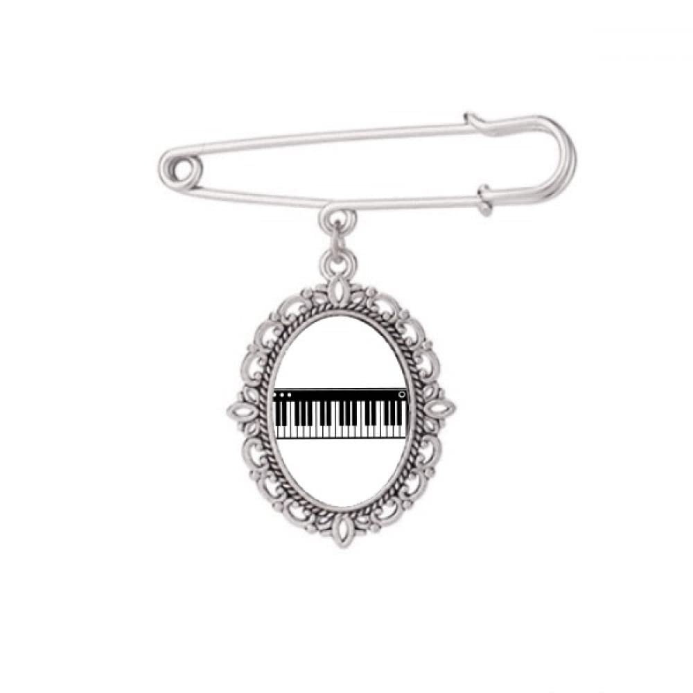 Broche piano électrique idée cadeau pour orner un châle M - 5