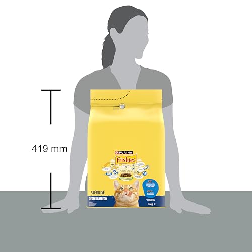 FRISKIES | Katze | Komplettnahrung für sterilisierte ausgewachsene Katzen | mit Lachs, Thunfisch und Gemüse… – Ansicht 5