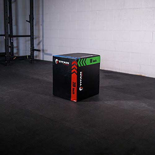 Titan Fitness 3-in-1 Heavy Foam Plyometric Box 16