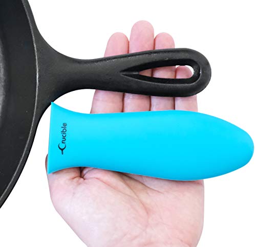 Crucible Cookware Silicone Hot Handle Holder (2-Pack Mix Turquoise) #TOP5